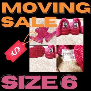 MOVING SALE-Ugg I Heart Knit Slouchy Boots Size 6